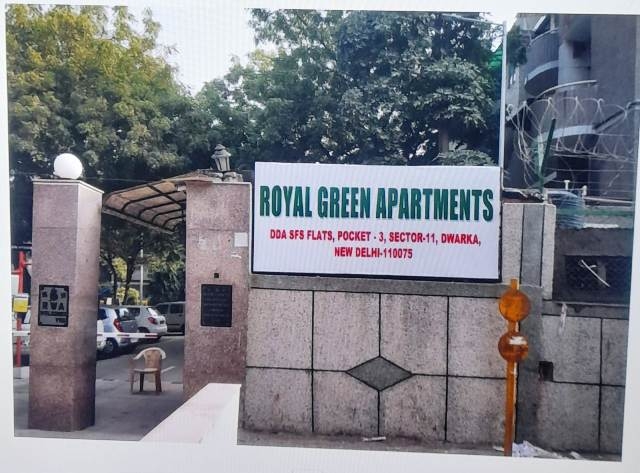 2 bhk flat for rent in Royal Green Apartment